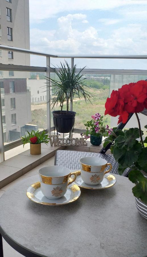 Sunshine - New & Quiet 1Br Apt, Business Area, Close To Airport, Highway A3, Subway بوخارست المظهر الخارجي الصورة