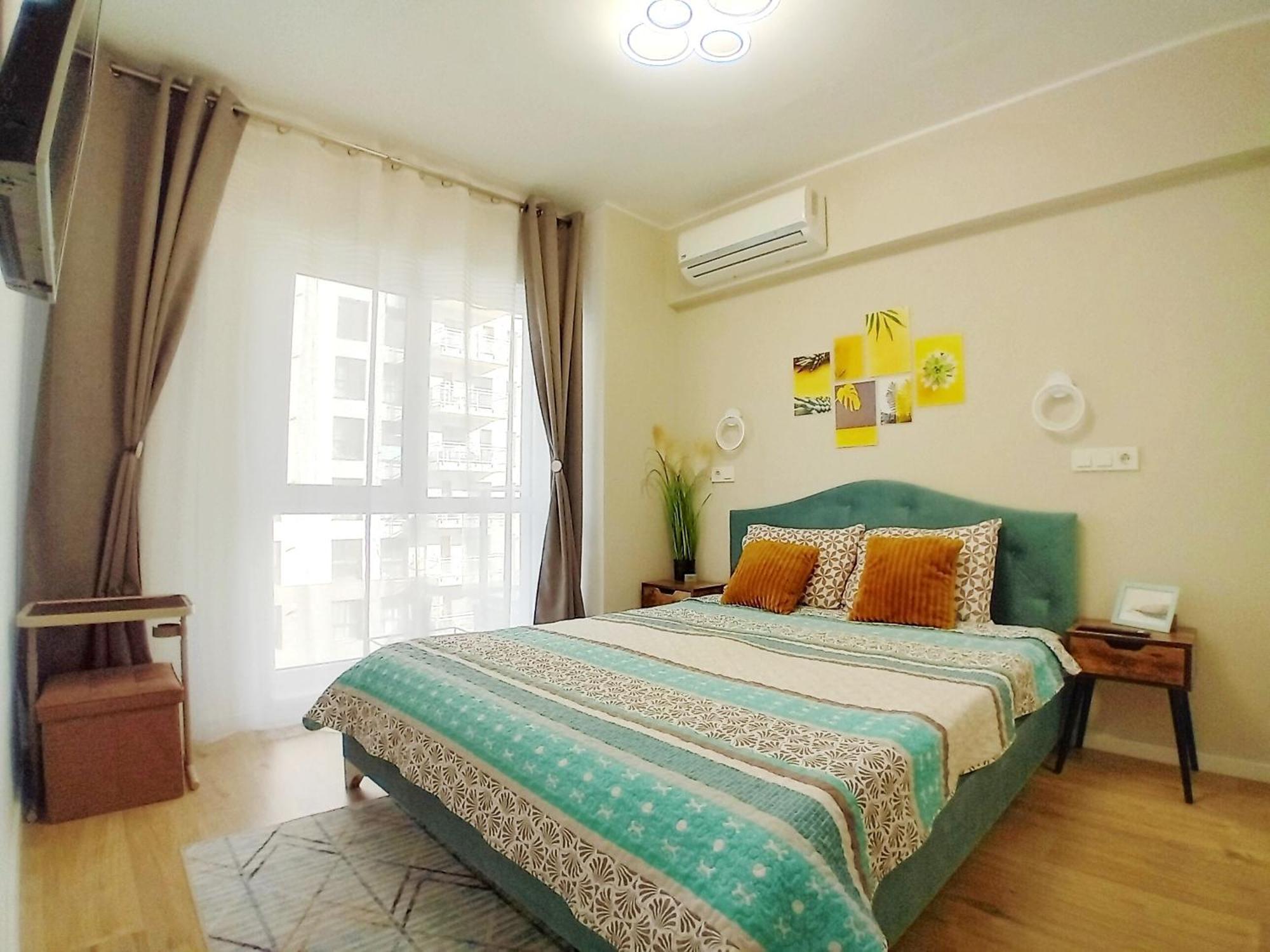 Sunshine - New & Quiet 1Br Apt, Business Area, Close To Airport, Highway A3, Subway بوخارست المظهر الخارجي الصورة